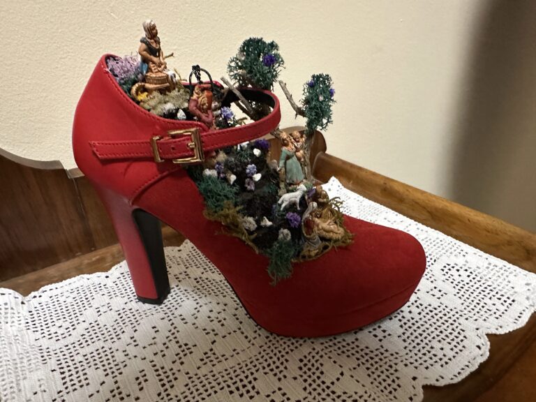 presepe contro la violenza sulle donne